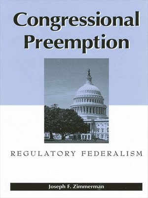 cover image of Congressional Preemption